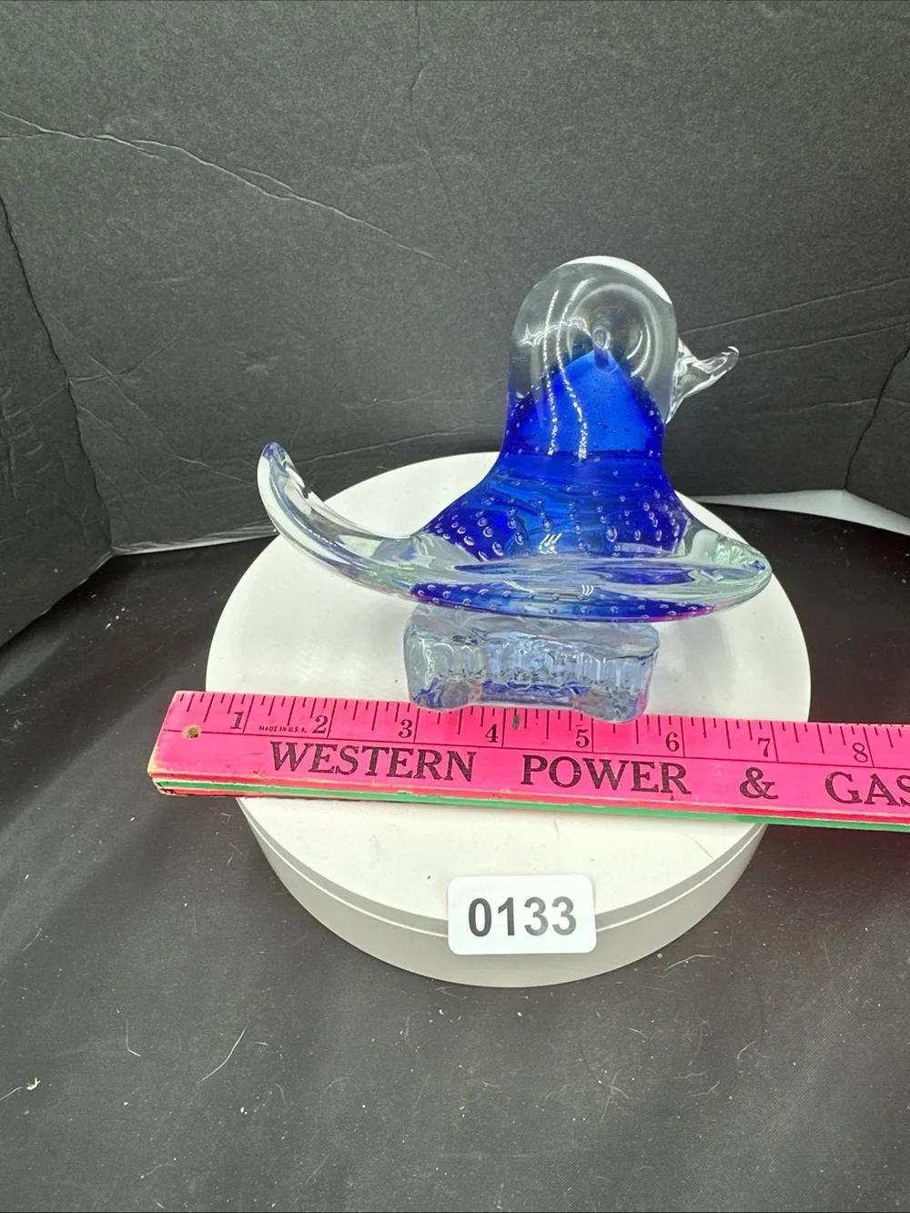 Murano Or Murano Style Blue Bird Up BB